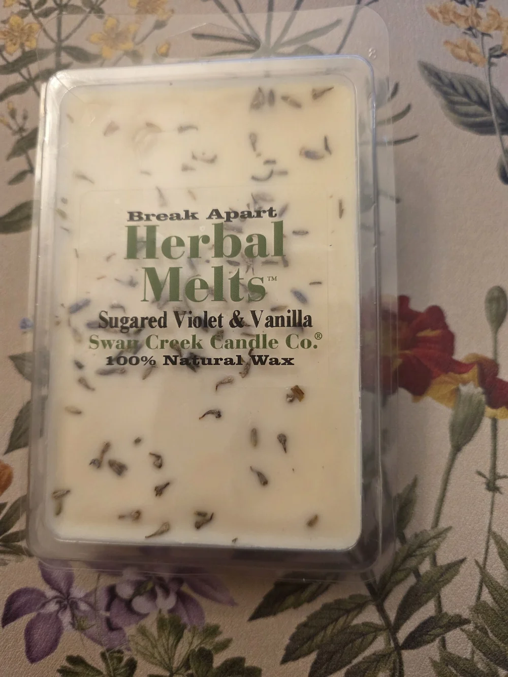 Herbal Melts - Sugared Violet & Vanilla (Cream)